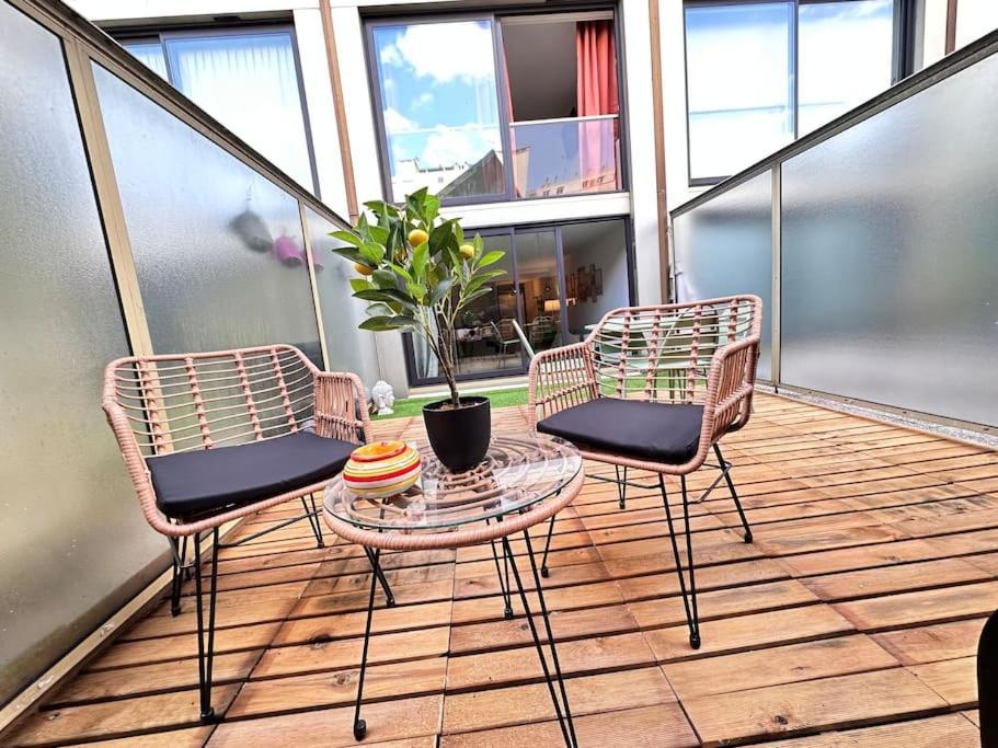 Drouet D'Erlon Duplex Spacieux, Terrasse Au Centre Reims Exterior foto