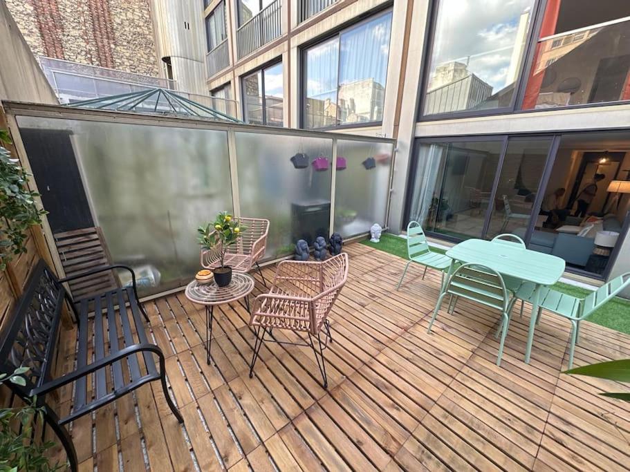 Drouet D'Erlon Duplex Spacieux, Terrasse Au Centre Reims Exterior foto